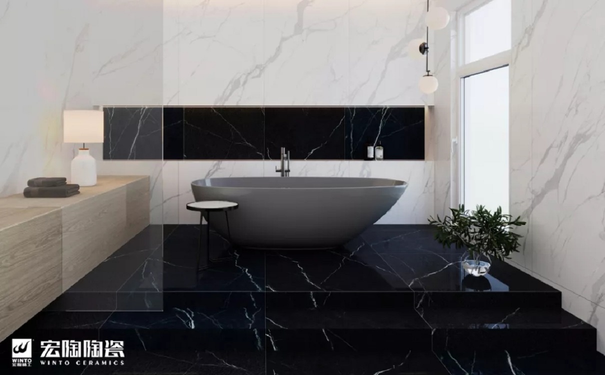 &emsp;&emsp;TPG90253（帕达迪灰）瓷砖地砖装修效果图